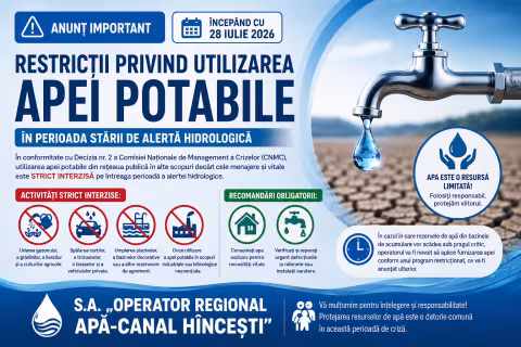 apa canal hincesti mesaj consumatori
